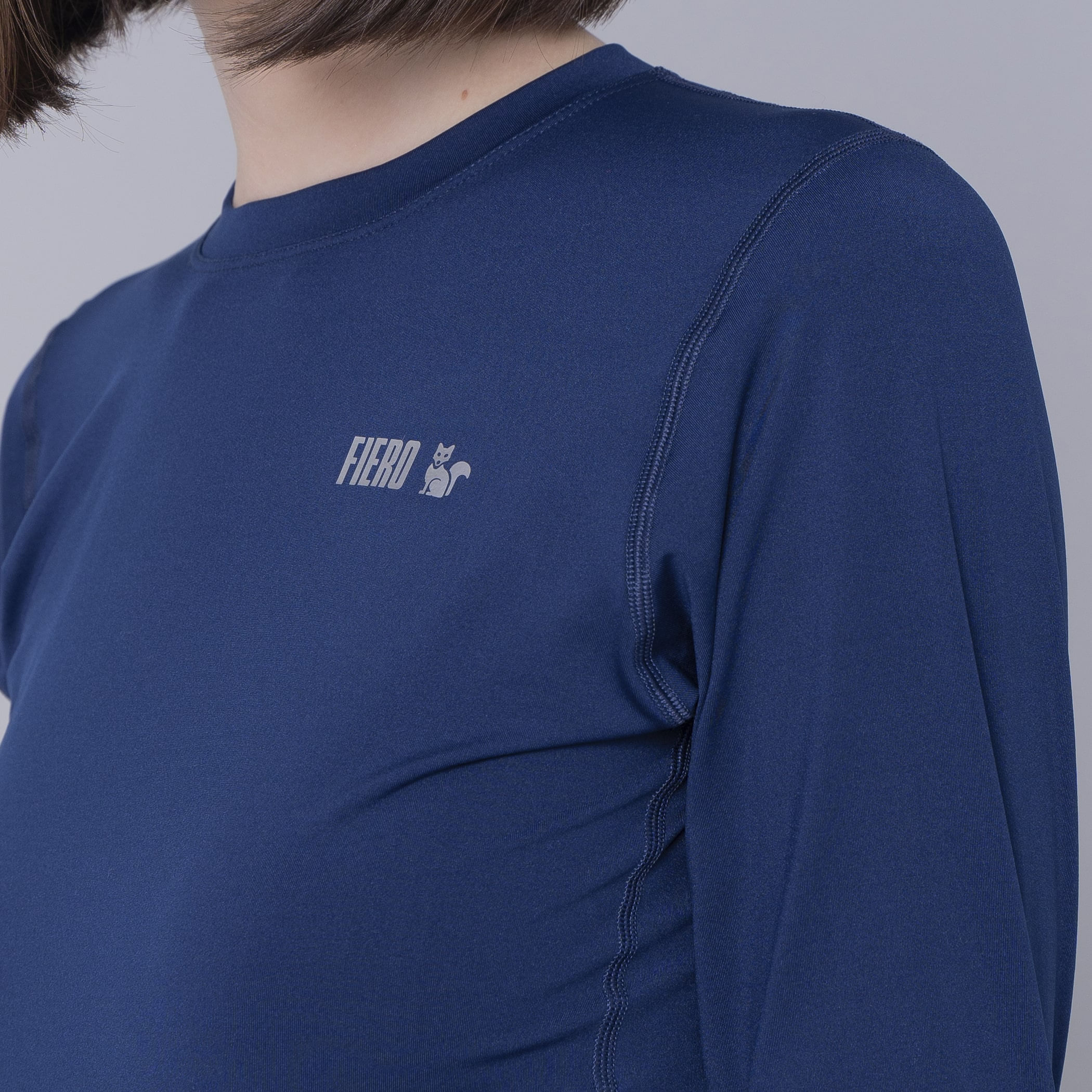 Blusa Segunda Pele Térmica Feminina inverno e neve Lite Slim Fit